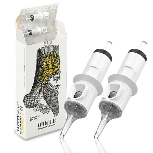 

tattoo needles 20pcs disposable cartridge microblading eyebrow lip needle for rotary machine #12 #10 round liner supplies