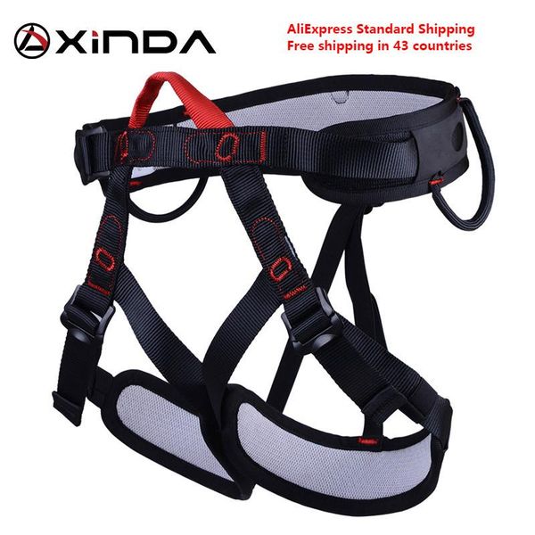 

cords, slings and webbing xinda camping safety belt for rock climbing outdoor expand training aerial half body harness protective supplies s