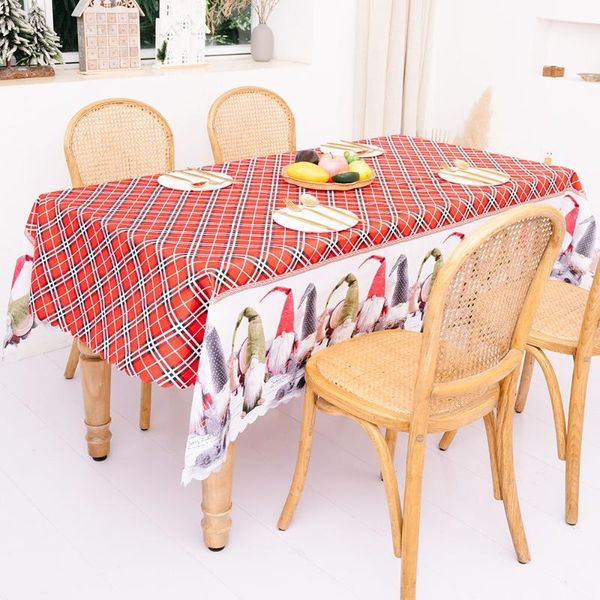 

table cloth 180x144cm christmas printed tablecloth dinning room deskdecoration european style party mat