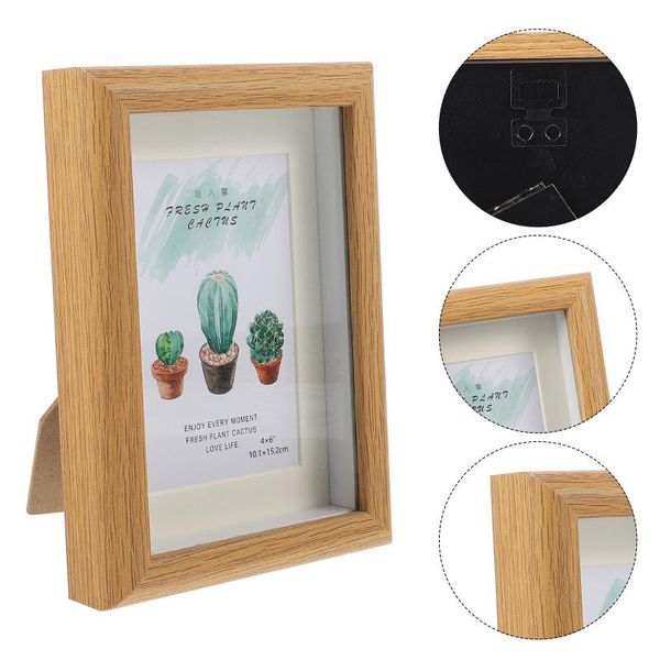 

frames 1pc wooden picture frame creative specimen holder po adornment