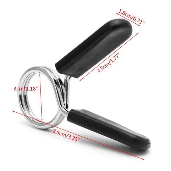 

accessories 85ab 2pcs 30mm barbell gym weight lifting bar dumbbell lock clamp spring collar clips