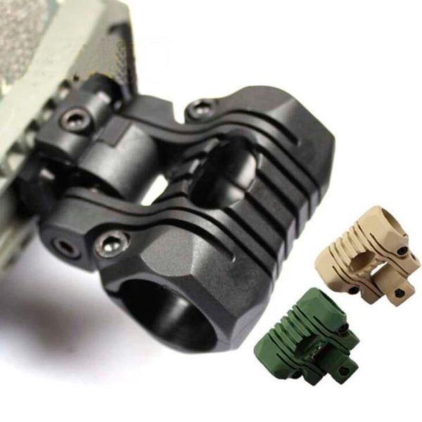 

cycling helmets 25mm tactical helmet holder torch clip mount rail clamp for picatinny 20mm