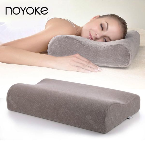 

pillow memory slow rebound foam neck care health cervical pillows for bedroom sleeping wave side sleepers
