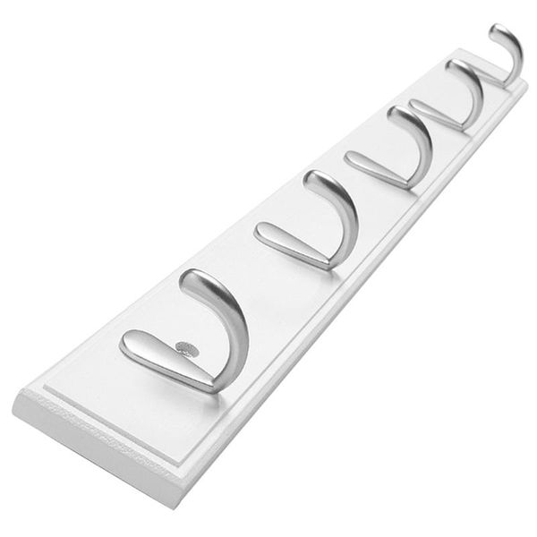 

laundry bags 5 hook wall mounted rack multifunction coat towel hanger holder dress door bamboo decoratio