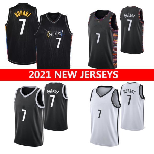 

2021 basketball jerseys 7 kevin durant, Black;red