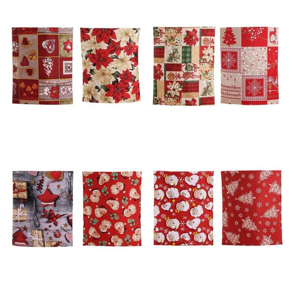 

chair covers santa claus snowman christmas table runner decoration cover tablecloth decor happy year