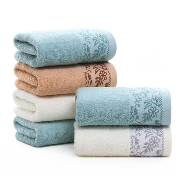 

towel pure cotton floral face embroidery flower bath absorbent soft material cloth for bathroom clean product