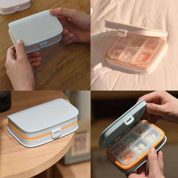 

portable small container plastic holder cute box storage bottles & jars