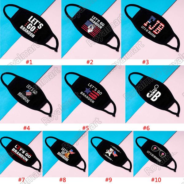 

let's go brandon masks dustproof cotton mask protection fashion reusable washable