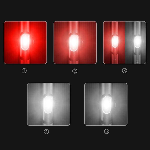 

bicycle rear light usb charging rechargeable cycling accessories u7ef bike lights