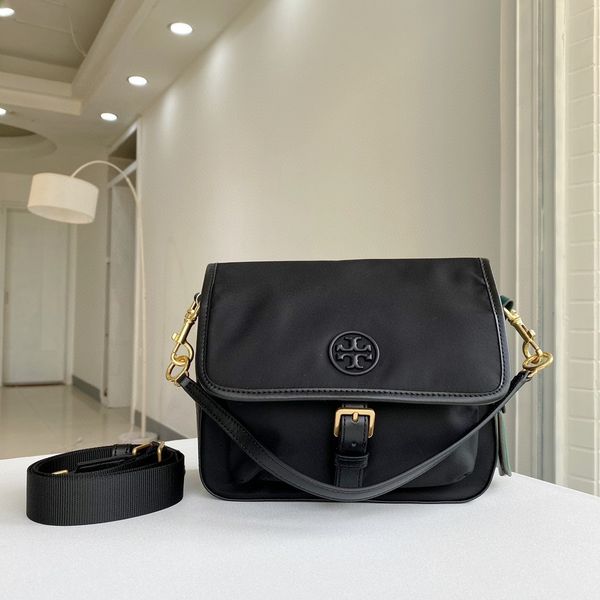 

outlet 2021 tb women's bag canvas cowhide bag trend simple single shoulder messenger niche luxuryss designerss yw