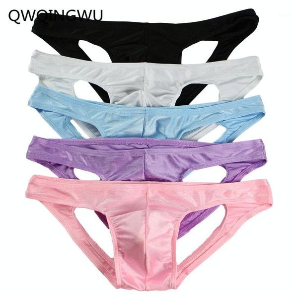 

men's underwear thong men bright briefs underpants male smoothly silky brief shorts man gay panties thongs1, Black;white