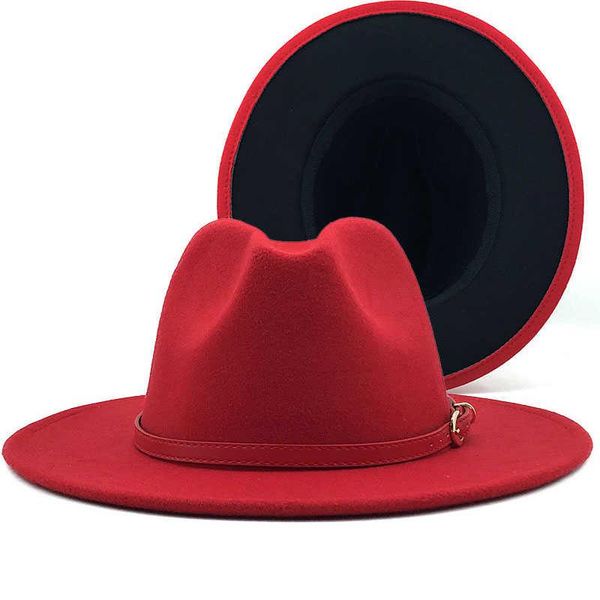 

wide brim hats a jazz hat with felt simple red unissex, Blue;gray