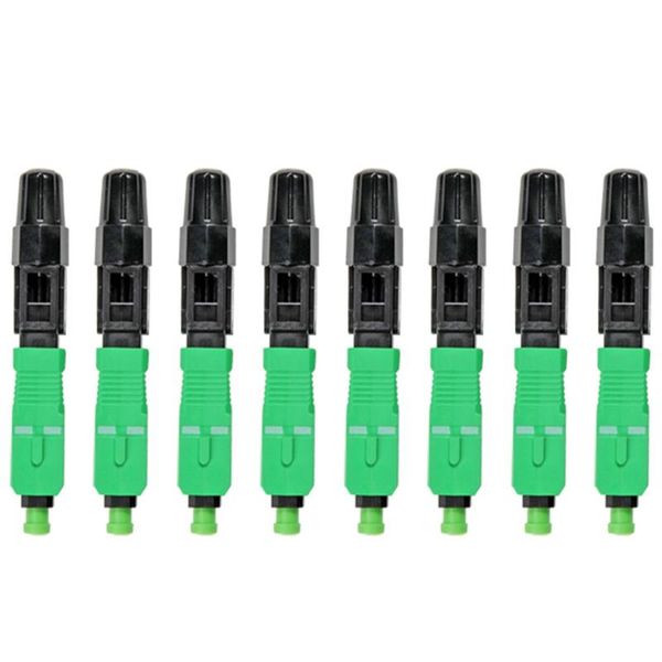 

smart power plugs 200 pcs ftth sc apc single-mode fiber optic quick connector fast