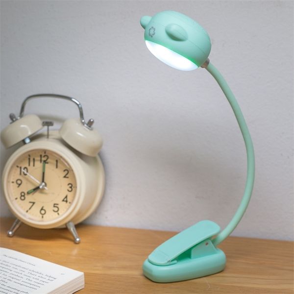 

led creative cartoon book touch small desk reading lamp