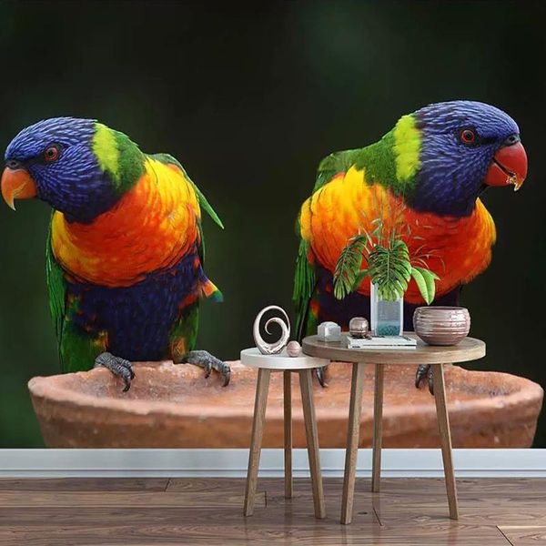 

wallpapers colomac custom wallpaper 3d animal po mural living room sofa tv backdrop wall home decoration