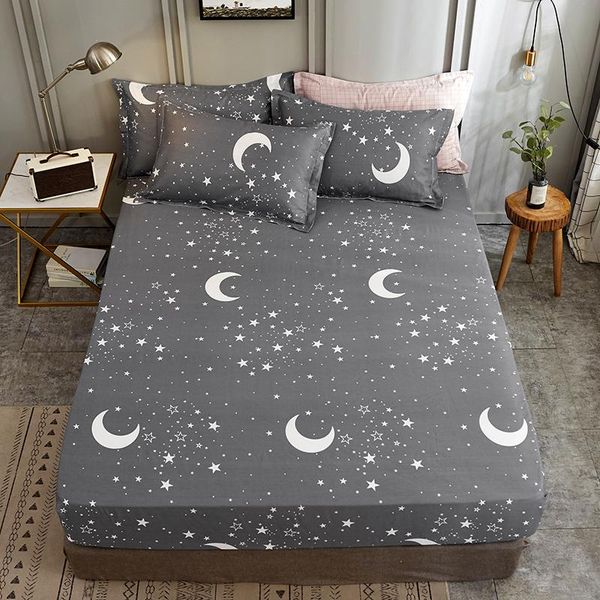 

sheets & sets 2021 cotton elastic bed printed fitted sheet mattress cover super soft king size savannah bottom bedspread