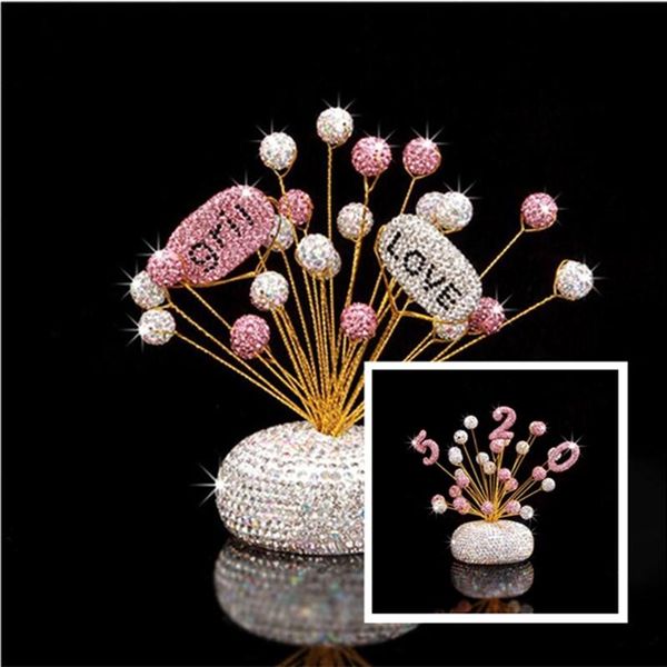 

interior decorations creative full diamond personality starry car ornaments hyuna 520 confession balloon supplies