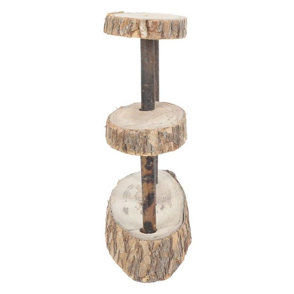 

other home decor 1pc living room wooden candle stand flowerpot storage holder housewarming gift