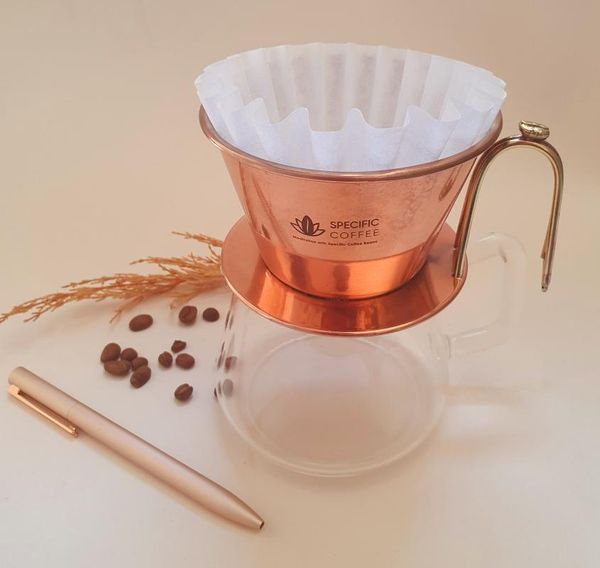 

cu-p copper coffee dripper roasters