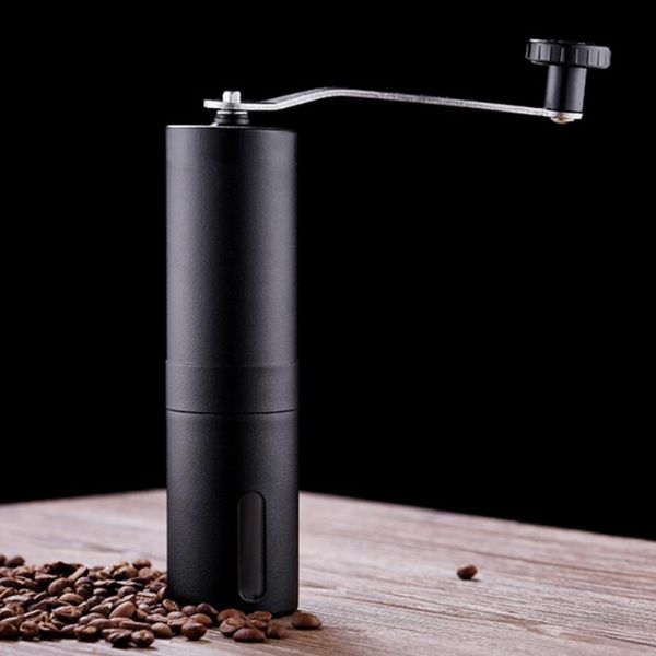 

manual coffee grinders kitchen accessories portable stainless steel grinder whole bean conical mill adjustable grinding machine