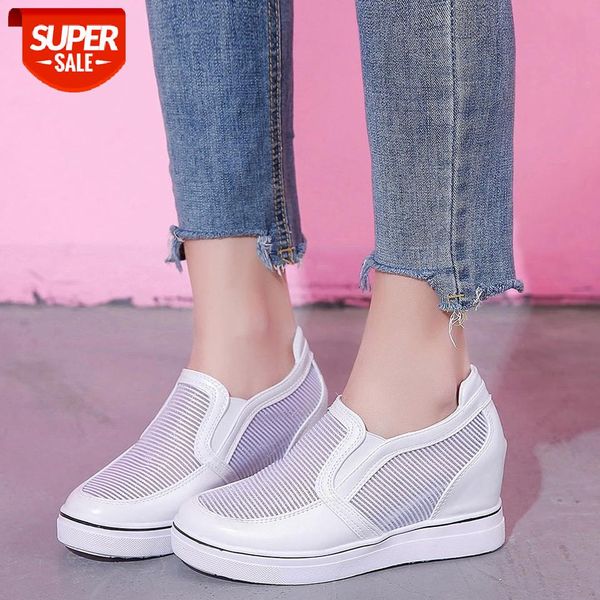

2021 women's shoes woman loafers flat platforms female shoe casual wedges ladies shoes height increasing footwear new #9o2i