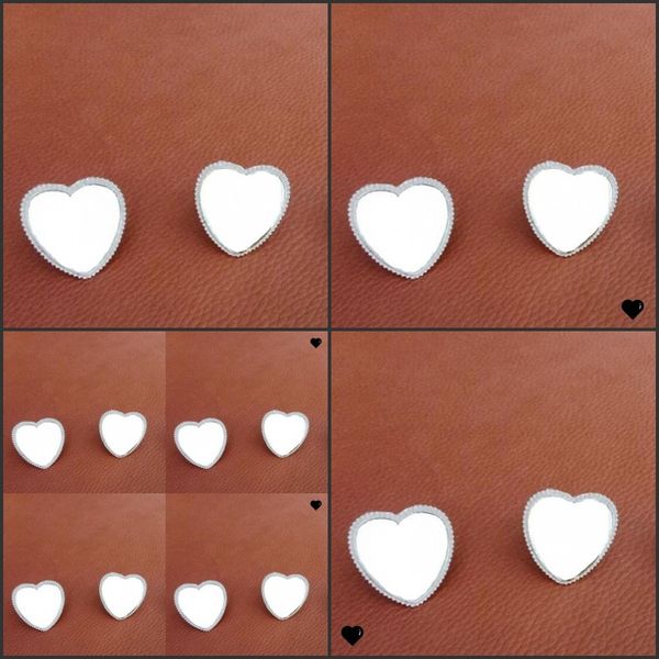 

love shape rings sublimation blanks consumables metal ring diy women band jewelry accessories valentines day gifts 3 8hy n2, White