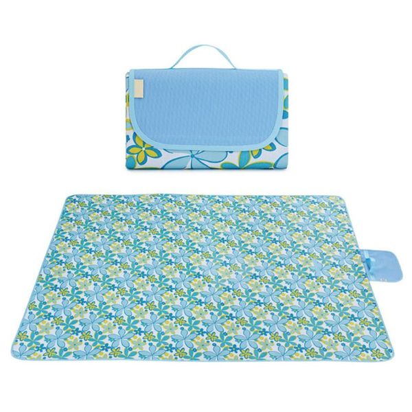 

large size waterproof sandproof oxford multifunctional folding family mat water resistant picnic beach blanket outdoor pads