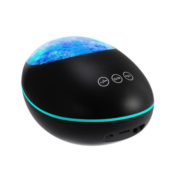 

party decoration star projector, galaxy projector ocean wave ceiling night light, changing music player skylight black