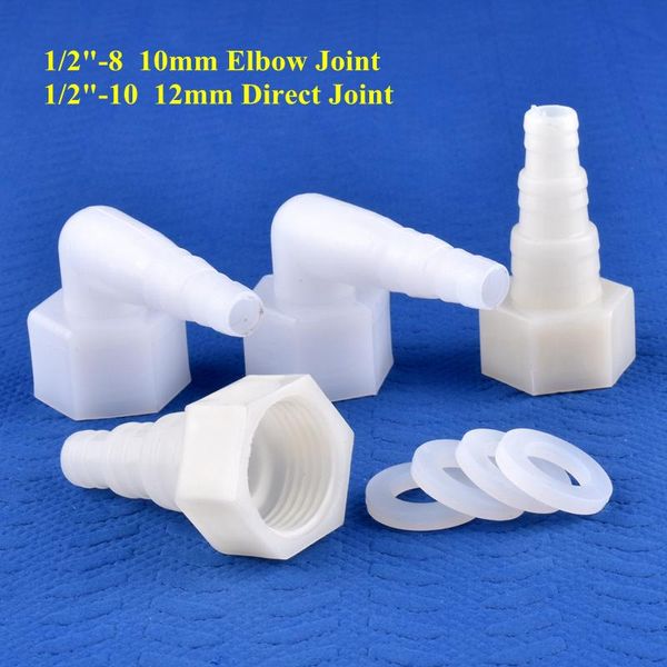 

watering equipments 5~200pcs 1/2" to 8~12mm abs/pp direct/elbow connector aquarium tank hose pagoda joint drip irrigation garden water