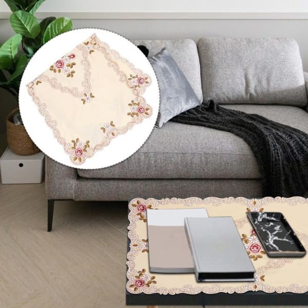 

table cloth 1pc european style embroider tablecloth cover protector for home