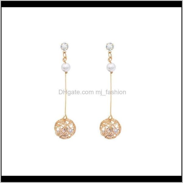 

dangle & chandelier jewelryearrings fashion trend versatile temperament hollowed out birds nest pendant party essentials long earrings drop, Silver