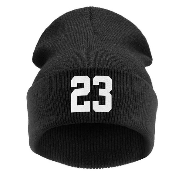 

beanies men winter knitting hat skullie beanie cap 23 number slouchy punk personality teens street dance hip-hop caps outdoors