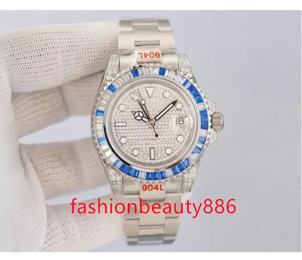 

women's watch time scale and colorful dial, equipped with mechanical movement inlaid with color gem diamond, from cool refined steel, Slivery;brown