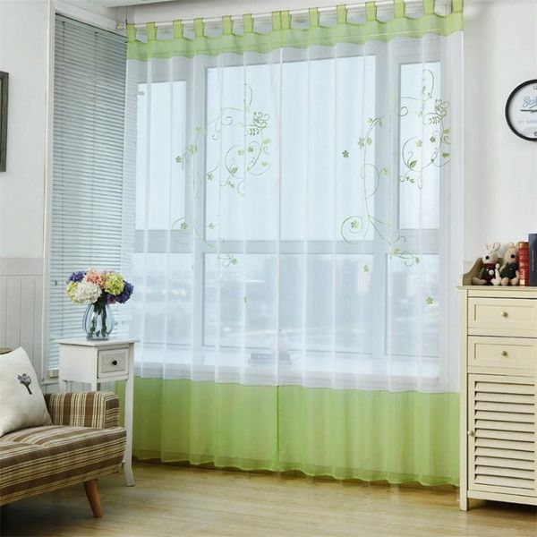 

curtain & drapes white window tulle for living room bedroom the kitchen finished treatment decorations panel