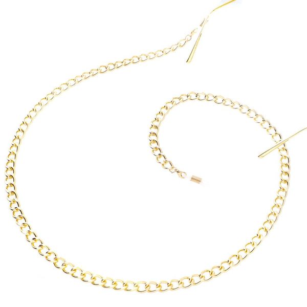 

punk gold metal glasses chain necklace eyewear cord alloy neck strap holder cord eyeglasses chains accessories
