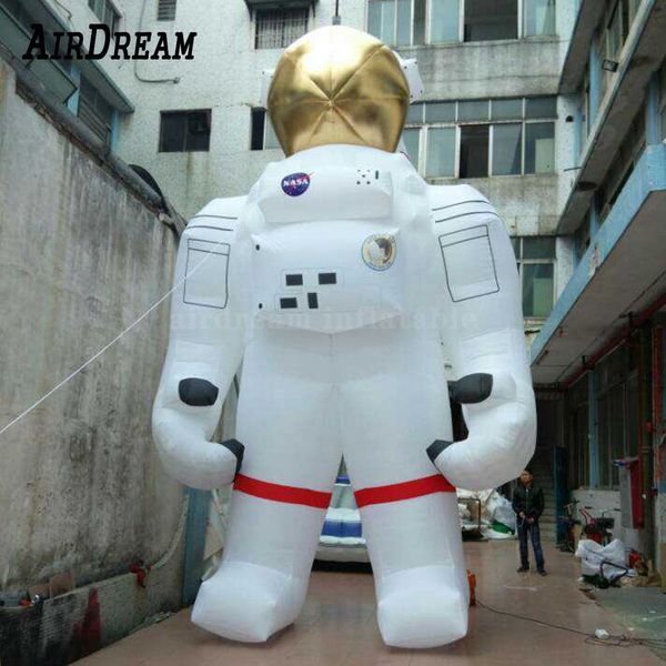 Atacado levou iluminação gigante inflável astronauta 2021 hot-selling explodir o brinquedo piloto do Spaceman para evento astronômico e festa