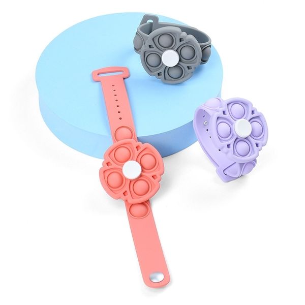 

rat killing pioneer squeeze silicone bubble bracelet finger music rotary bracelet with children's toys