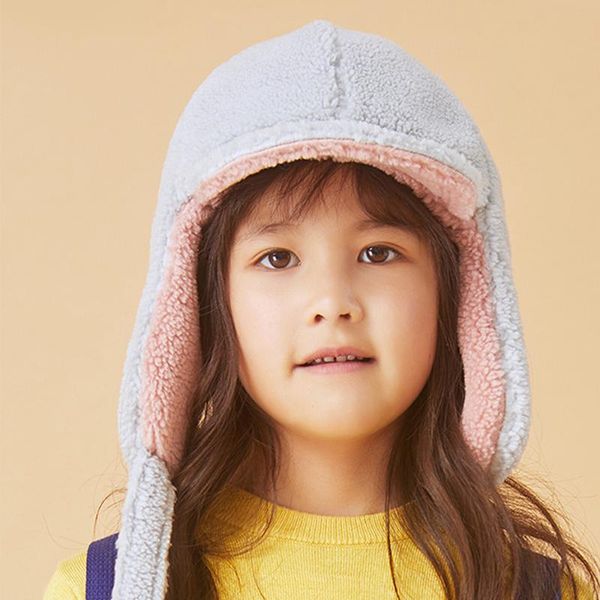 

caps & hats ohsunny children autumn winter bomber double sided wear warm with earflaps ear protector visor hat for girls, Yellow