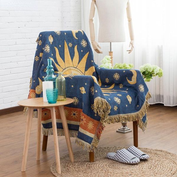 

chair covers the sun god throw blanket sofa decorative slipcover cobertor on / beds plane travel plaid non-slip stitching blankets