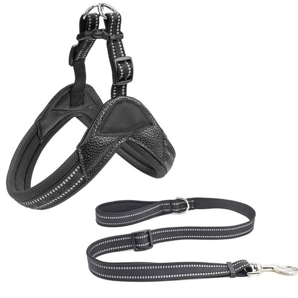 

pet chest strap dog leash reflective explosion-proof flush set collars & leashes