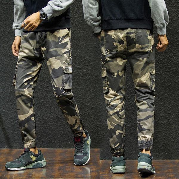 

casual camouflage ankle tied multi women pant pockets cotton sport ninth trousers sports shorts outdoor fashion training shor, Black