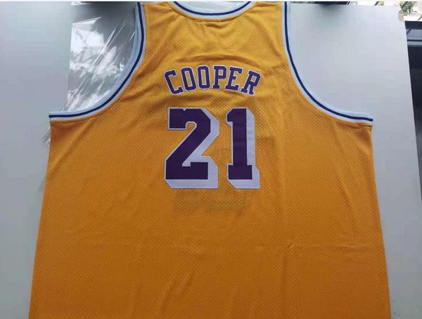 

rare basketball jersey men youth women vintage 1984-85 michael cooper college size s-5xl custom any name or number, Black