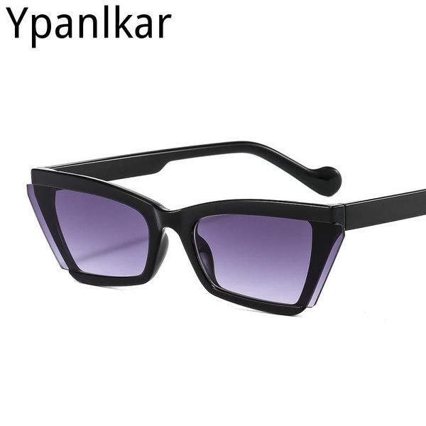

sunglasses retro cat eye women vintage sun glasses red female uv400, White;black