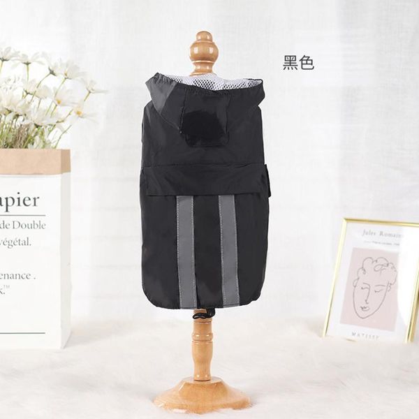 

kokobin pet dog raincoat reflective hooded waterproof poncho outdoor breathable small and medium rain coat clothing supplies apparel