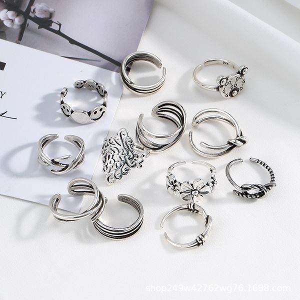 

ring elegant peacock phoenix feather for women's personality and fashion, Silver