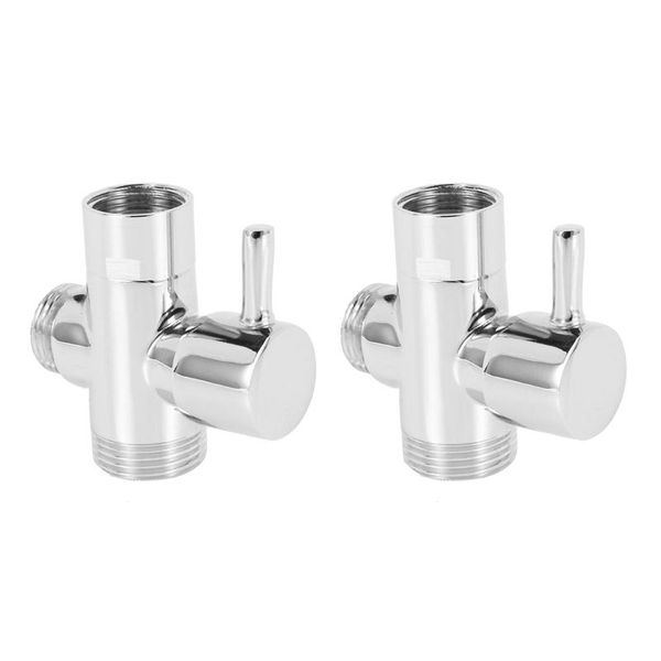 

bathroom shower sets 2x solid diverter 3-way valve all 1/2 inch ips system spare part, copper chrome plating