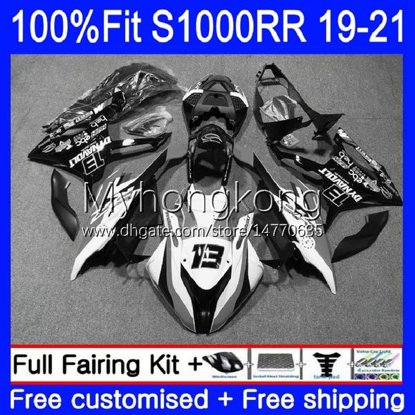 OEM-Spritzgussform für BMW S 1000RR S1000 RR S1000RR 19–21 Karosserie 3No.107 S-1000RR Karosserie S-1000 S 1000 Grau Schwarz heiß RR 2019 2020 2021 S1000-RR 19 20 21 100 % passende Verkleidungen