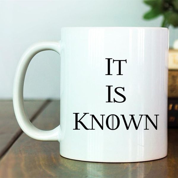 

it is known got mug | book lovers gift for her him mugs