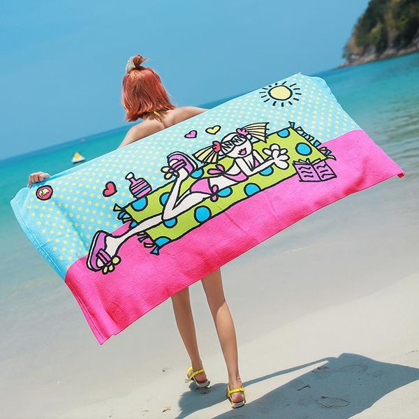 

towel luxury beach creative cute gril quick dry towels for swimming shower sunshine
